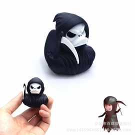 3D打印跨境新品 Grim Reaper Duck 死神鸭万圣节爆款幽灵摆件玩具