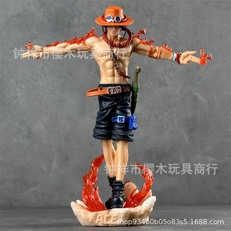 [Full] LX exhibition arm ace "back" ace universe one piece resonance GK hand-made statue model