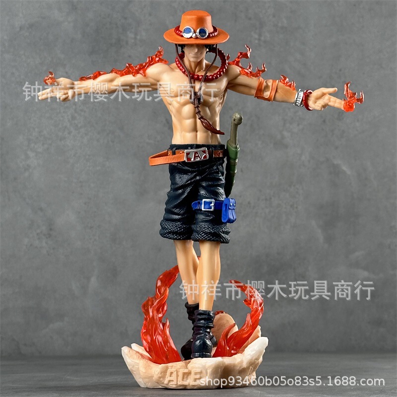 [Full] LX exhibition arm ace "back" ace universe one piece resonance GK hand-made statue model