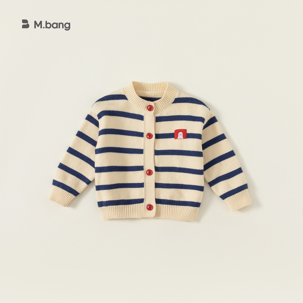 Youbao ropa para niños rebeca de punto a rayas para niñas 2024 primavera nuevo producto suéter estilo occidental abrigo superior QY23082