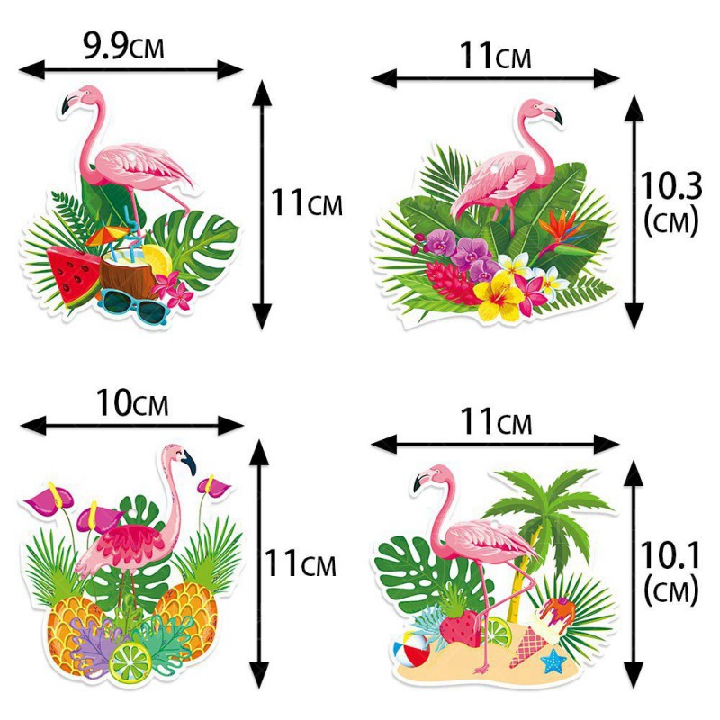 Nueva decoración del partido Hawaiano etiqueta colgante ornamento verano fiesta regalo decoración Flamingo colgante ornamento