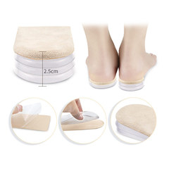 Wholesale manufacturer of invisible, adjustable inner and rear heel pads GEL transparent half heel pads for men and women