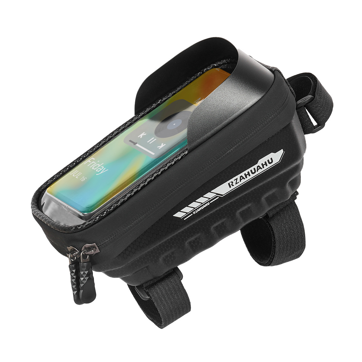 Bolsa de bicicleta bolsa de haz frontal bicicleta de montaña tubo superior bolsa de teléfono móvil de almacenamiento impermeable bicicleta bolsa colgante delantera accesorios de equipo de equitación