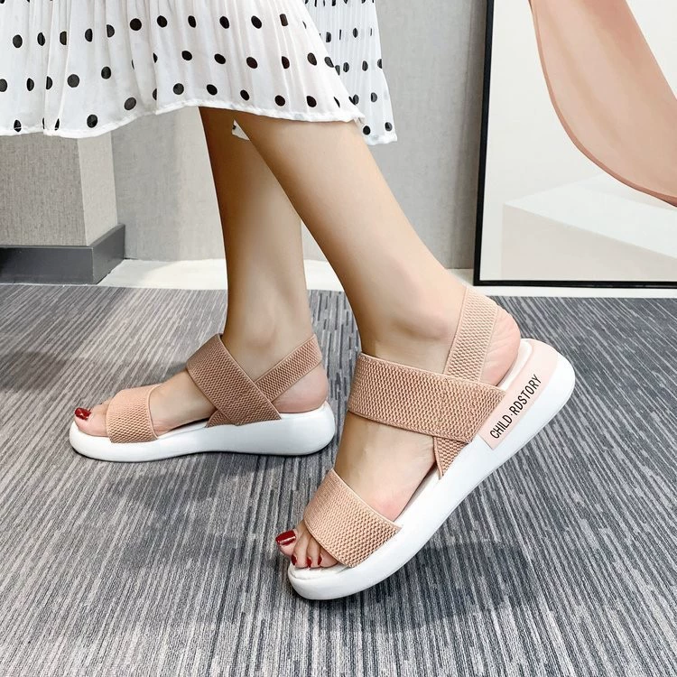 Sports sandals, elastic summer footwear, beach shoes, season 2021