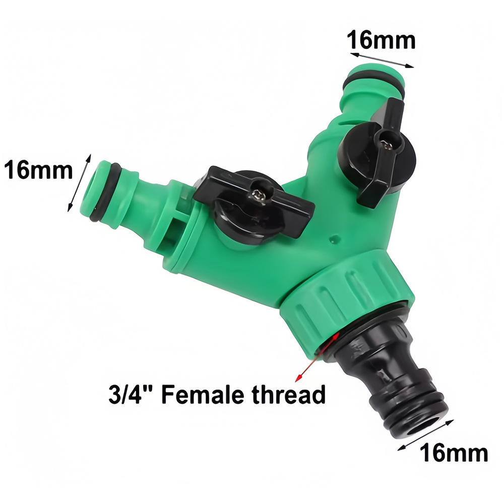 Accesorios de conector de grifo de jardín invernadero equipo de riego universal conector rápido de tubería de agua riego por goteo y accesorios image 23