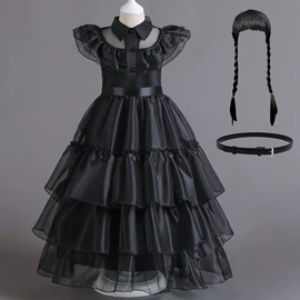 童连衣裙;童礼服;儿童发饰
