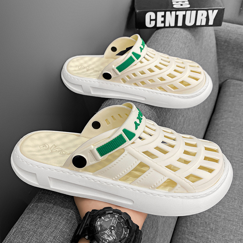 Sandalias de playa de verano para hombres, zapatillas deportivas, zapatos de agujero cómodos, sandalias deportivas de playa