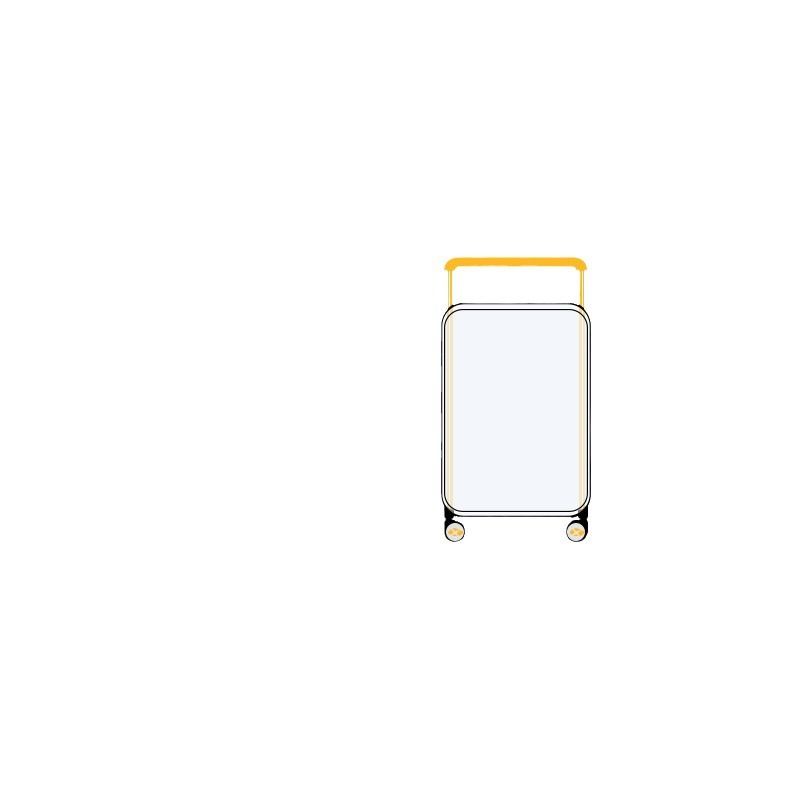 Vali kéo 20 inch chống nước bánh xe đa hướng dung tích 53L — 53L Công suất khổng lồ gói màu đen
