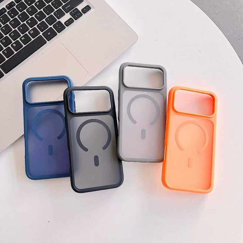 Frosted Skin-Feel Magnetic Pure Color Mobile Phone Case Suitable for Iphone17/16/15/14Promax Protective Case Frosted Skin-Feel Magnetic Pure Color Mobile Phone Case Suitable for Iphone17/16/15/14Promax Protective Case