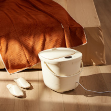 小熊足浴盆ZYP-E05V1 按摩加热泡脚盆恒温泡脚桶家用电动足浴按摩