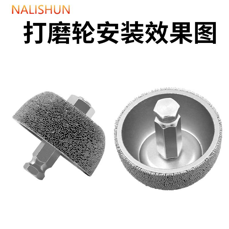 Tire Repair Grinding Head Spherical Bowl Grinding Wheel Tungsten Steel Alloy Grinding Tool Pneumatic Grinding Machine Head