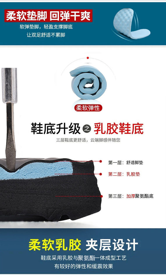 Dép sandal nam đế dày gót thấp 1–3 cm, mũi tròn hở ngón, thoáng khí, đi biển và đi chơi hằng ngày — Màu kaki, Màu nâu, màu xám chi tiết 9