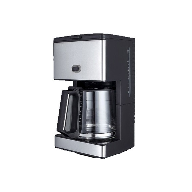 1.8l cm6626 goteo automático máquina de café hogar 10-15 taza Acero inoxidable cafetera americana