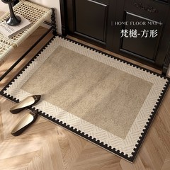 入户门地垫高级感刮泥蹭土丝圈地垫玄关除尘脚垫家用门口防滑脚垫