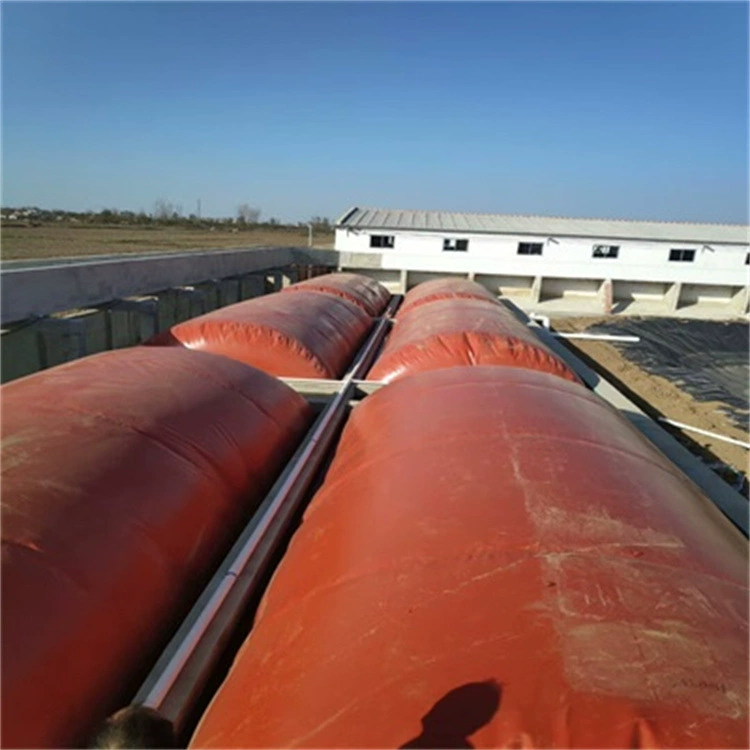 Особенности Kiyuan 3kpa огнестойкий красный грязевой биогаз мешок для хранения биогаза мешок для хранения газа