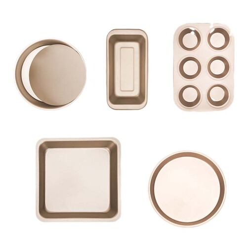Non-stick carbon steel live bottom cake tool toast box pizza baking pan 6-cup square baking pan baking tool customization