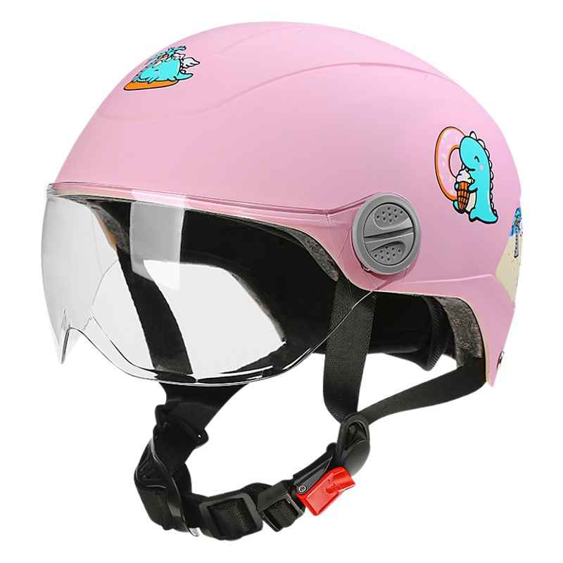 BYB 288 nuevo 3C certificado casco de los niños de dibujos animados lindo casco de coche eléctrico casco de cuatro estaciones