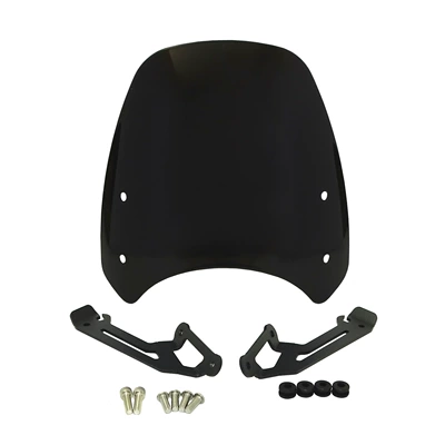 Suitable for Ducati Self-Swimming Scrambler 400 800 15-21 Modified Front Windshield Windshield (Motorcycle front windshield) - smoked-black