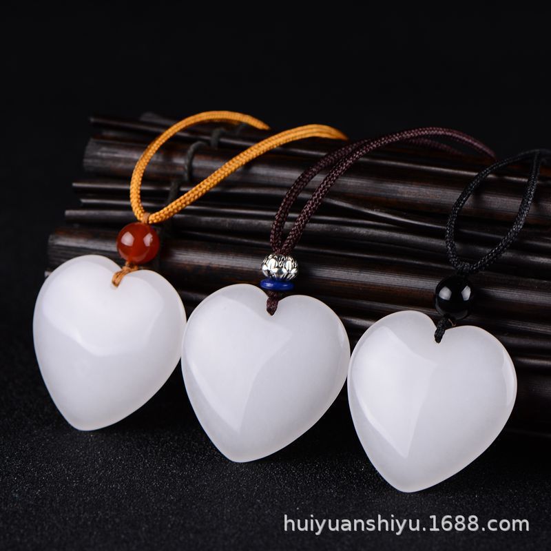 智贝详情图_2新疆金丝玉白玉水滴小花瓶吊坠玉石秤砣平安扣葫芦