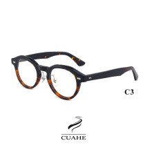 复古板材眼镜框KBT98611 全框眼镜架韩版日系金子平光镜潮Acetate