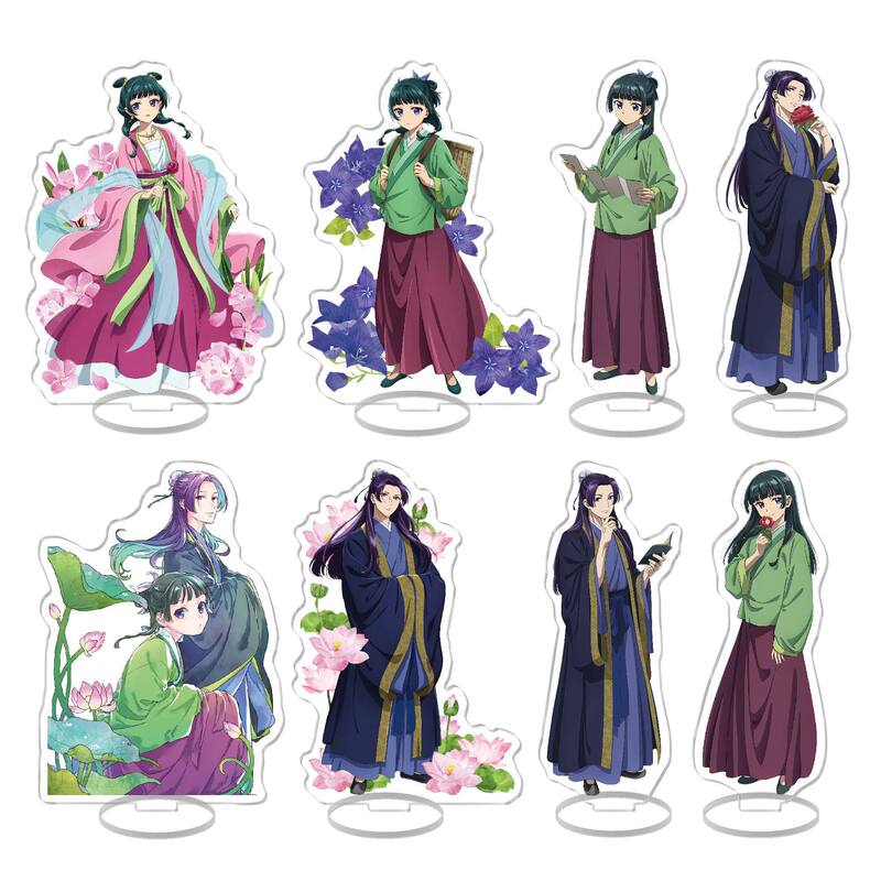 Cartoon Cartoon acrylic standing brand medicine house girl's woolen surrounding cat and cat renshi Yuye concubine Gao Shun ornaments Cartoon Cartoon acrylic standing brand medicine house girl's woolen surrounding cat and cat renshi Yuye concubine Gao Shun ornaments