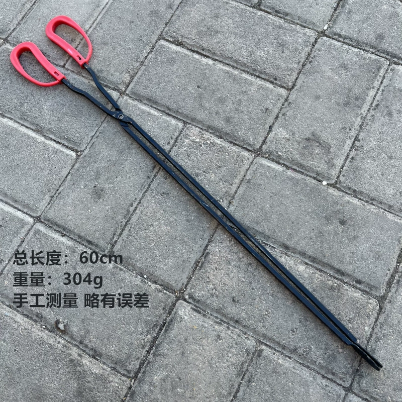 Fire tongs Rural firewood clip One piece hair thickened coal balls pliers Fire garbage clip Sanitation clip