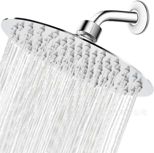 8-inch pressurized shower ultra-thin mirror shower head high flow 12-inch 16-inch electroplated stainless steel top spray