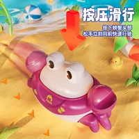 Детская симпатичная игрушка-краб с откидным механизмом, устойчивая к падению, развивающая игрушка для раннего образования для маленьких мальчиков и девочек, интерактивная забава