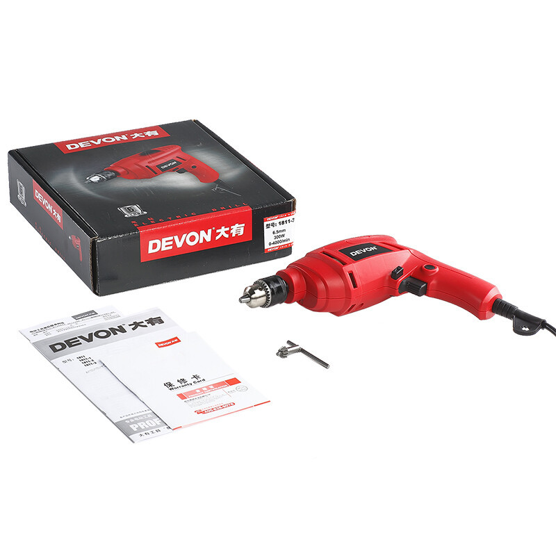 Dayou (Devon) taladro eléctrico de 6 mm serie 1811 taladro eléctrico doméstico multifuncional destornillador de taladro eléctrico 300W