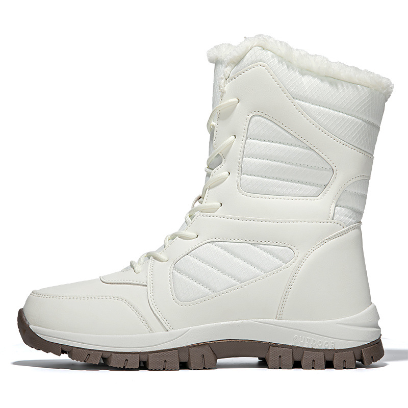 Botas de Nieve para Senderismo de Mujer de Cuero Sintético Térmicas image 5