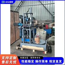半自动立式油桶切割机 废旧铁皮桶旋转切盖机 化工油桶拆解设备