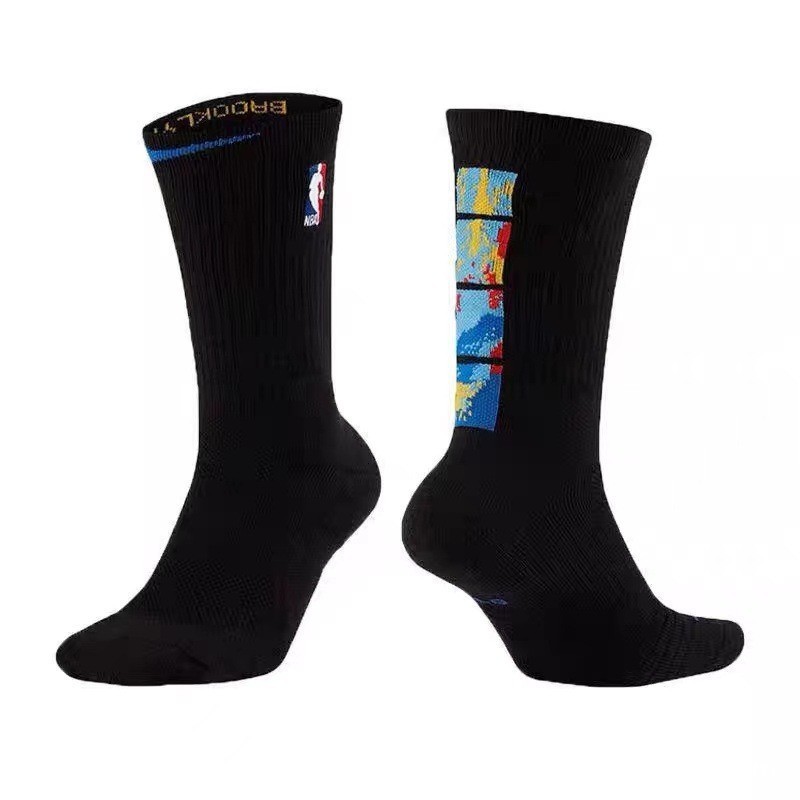 21新型nbaの長い筒のバスケットボールの靴下は刺繍します。|undefined