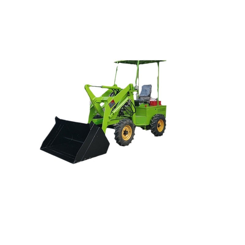 Cargador eléctrico ingeniería de construcción de tierra vehículo cemento hormigón material a granel pequeña carretilla elevadora