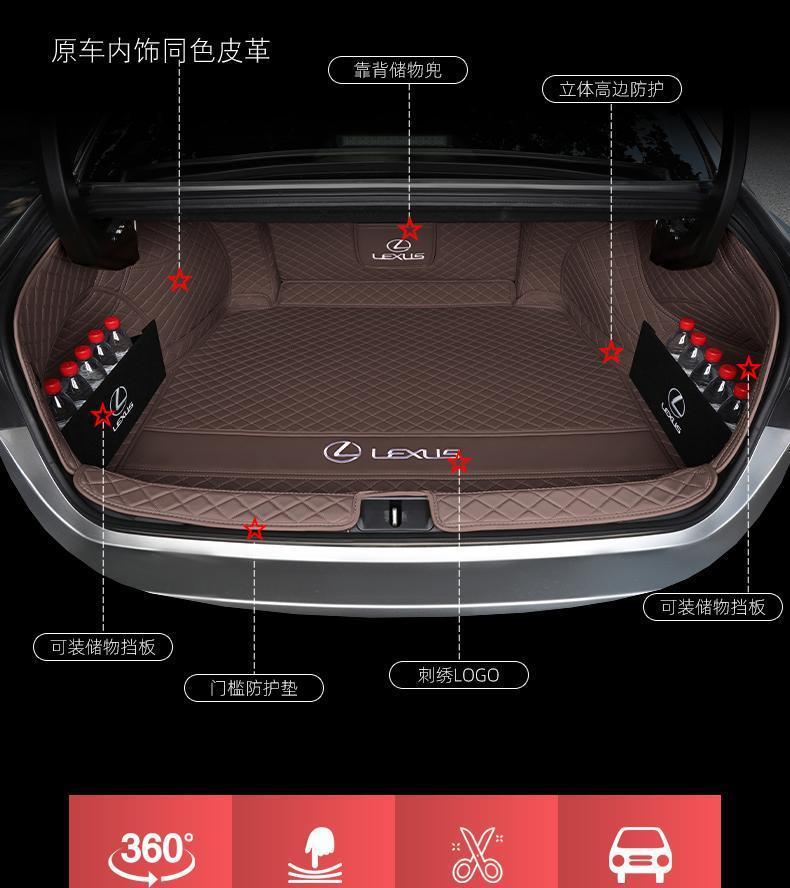 Suitable for 18-26 Model Lexus Es200 Trunk Mat Surround Es300H Lexus 260 Car Trunk Mat
