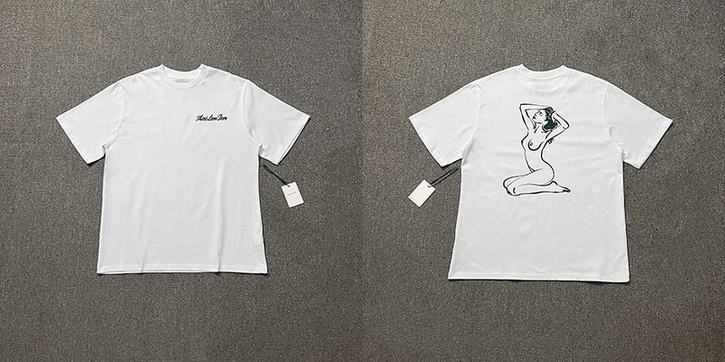 Aime Leon Dore抽象色ブロックロゴプリント夏ハイストリート男女ゆるいカジュアル半袖tシャツ潮|undefined