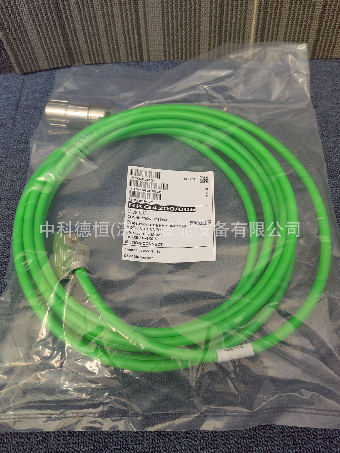 博士力士乐RKG00系列反馈电缆R911380322 RKG0062/003,0 咨询议价