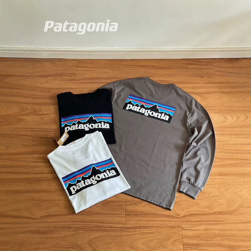 Pata Patagonia Classic M's L/S P-6 Eco-Friendly Series Organic Couple's Long Sleeve Sweatshirt Base Shirt Pata Patagonia Classic M's L/S P-6 Eco-Friendly Series Organic Couple's Long Sleeve Sweatshirt Base Shirt