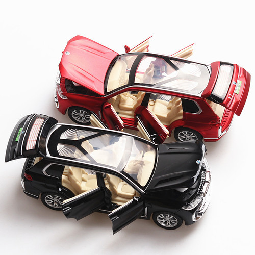 1(boxed) New Energy x7 Alloy Car Model with Sound and Light Rebound Toy for AliExpress Supermarket Best Seller