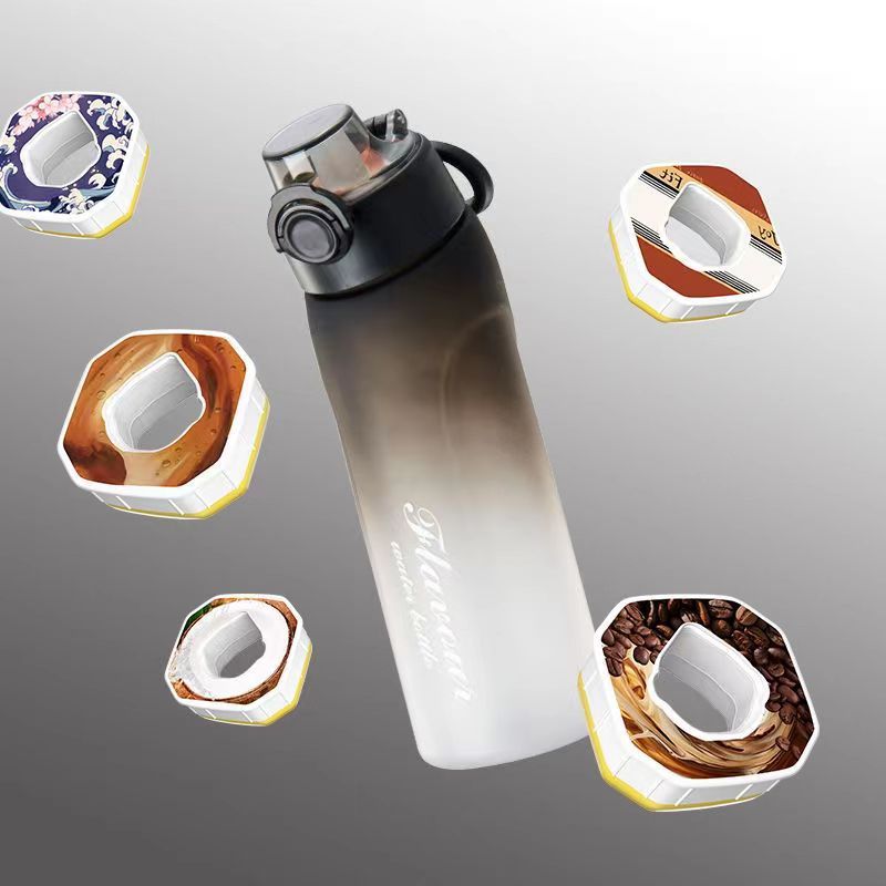 Бутылка ДЛшBОДЫ720 ml Botella de agua con sabor a fruta divertida 0 azúcar 0 taza de anillo de incienso
