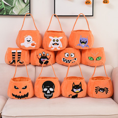 ハロウィンギフトキャンディバッグ子供用キャンディギフトカボチャバッグ装飾バケツカボチャバッグポータブル小道具