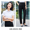 Shirt, mini-skirt suitable for men and women, work top, with short sleeve