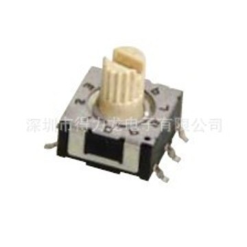 厂家批发柄高4.5的10位旋转编码开关旋转开关旋钮开关编码开关