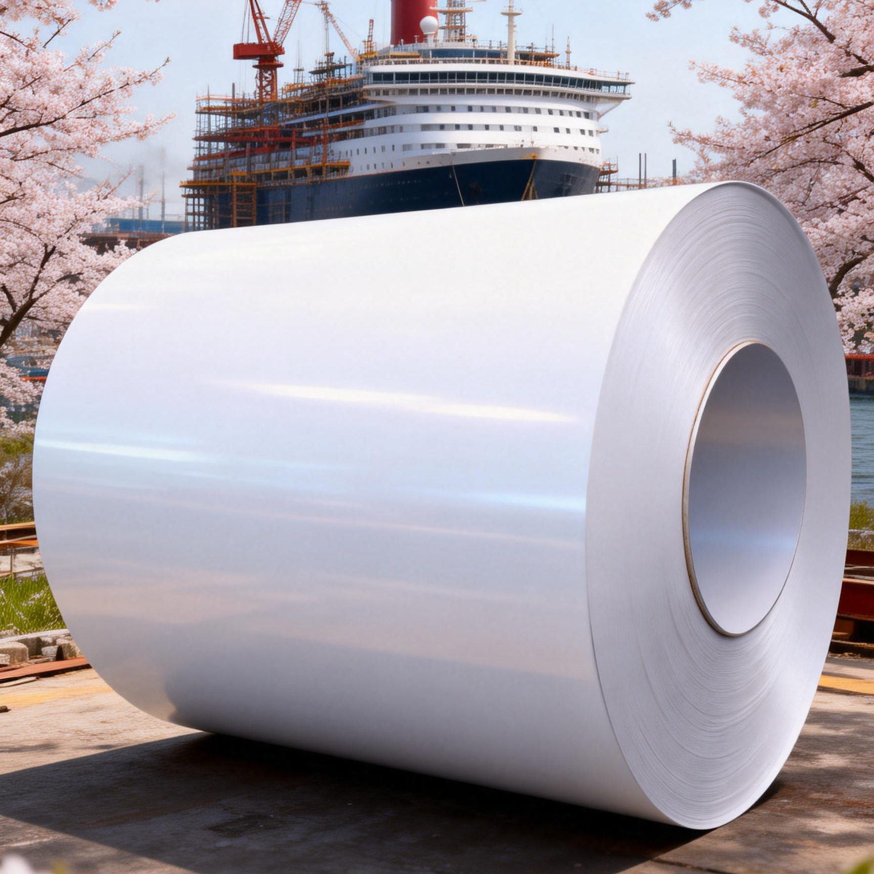 供应TDC51D+Z PE聚酯HDP高耐候SMP硅改PVDF氟碳彩涂彩宝钢风雪白