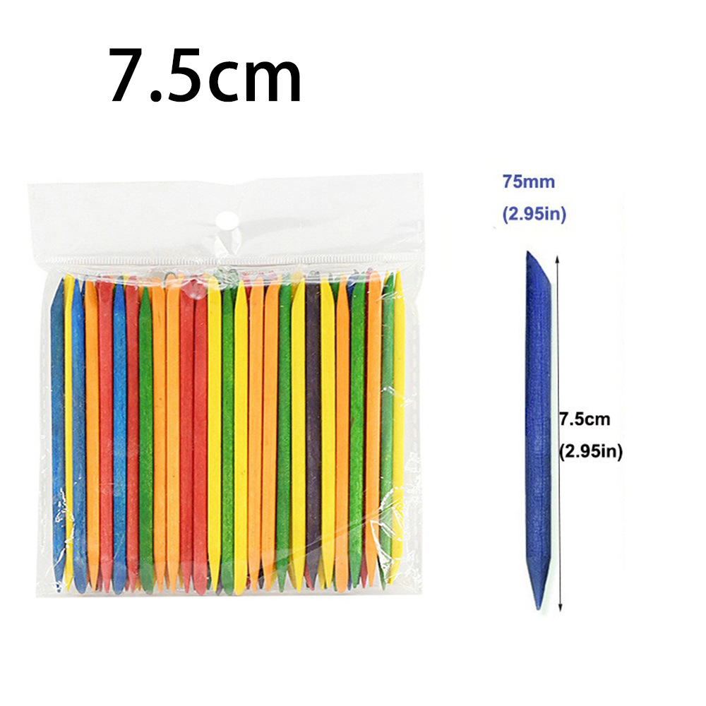 Barras de naranja coloridas - 75mm (100pcs / paquete)