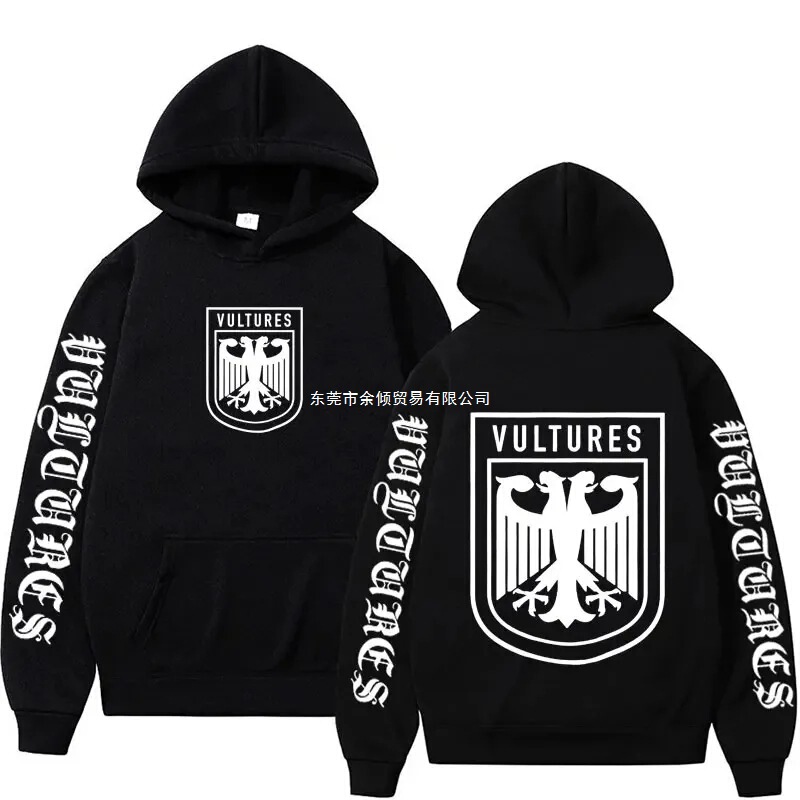 Kanye West Ye Ty Dolla Sign Ys Vulture Hoodie Men's and Women's Retro Hip Hop Rap Hoodie