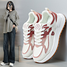 ins韩版新款阿甘鞋女2024春季学生运动跑步休闲鞋厚底增高鞋K6902