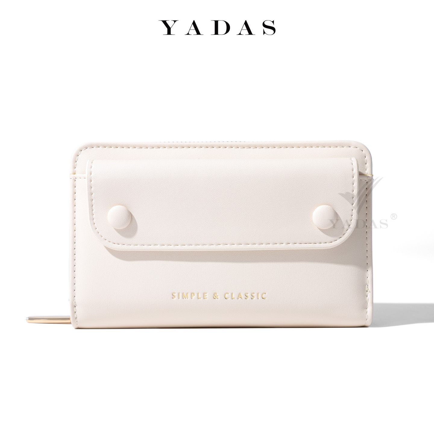 Cartera larga retro alta bolsa de diseño corta cremallera línea oscura bolsa de cambio para mujeres gran capacidad