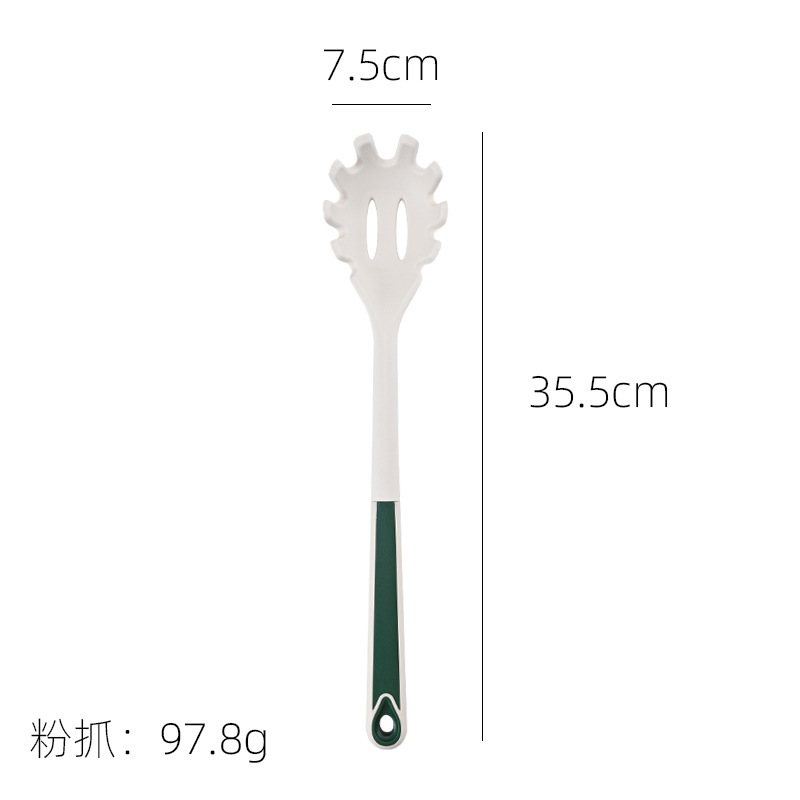 Nuevo PP mango de silicona utensilios de cocina juego de 10 piezas herramientas de cocina olla antiadherente cuchara de cocina cuchara de sopa juego de cerca de espátula