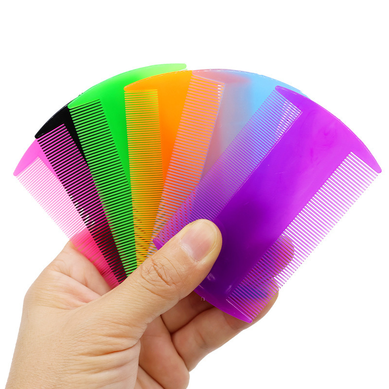 Peines de mascotas de plástico de doble cara peines de mascotas de sellado peines de salto para gatos y perros productos de limpieza