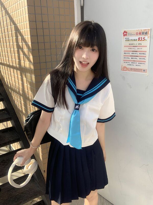 [Xiaonan] オリジナル本物 JK 制服セーラー服日本カレッジスタイルクラス制服学校制服卒業制服パフォーマンス服女性|undefined